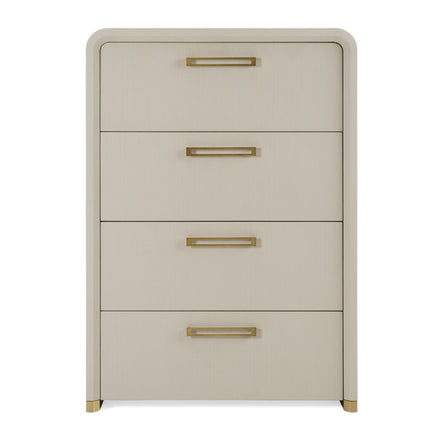 Florence - Modern Beige Leatherette + Gold Chest - image 2