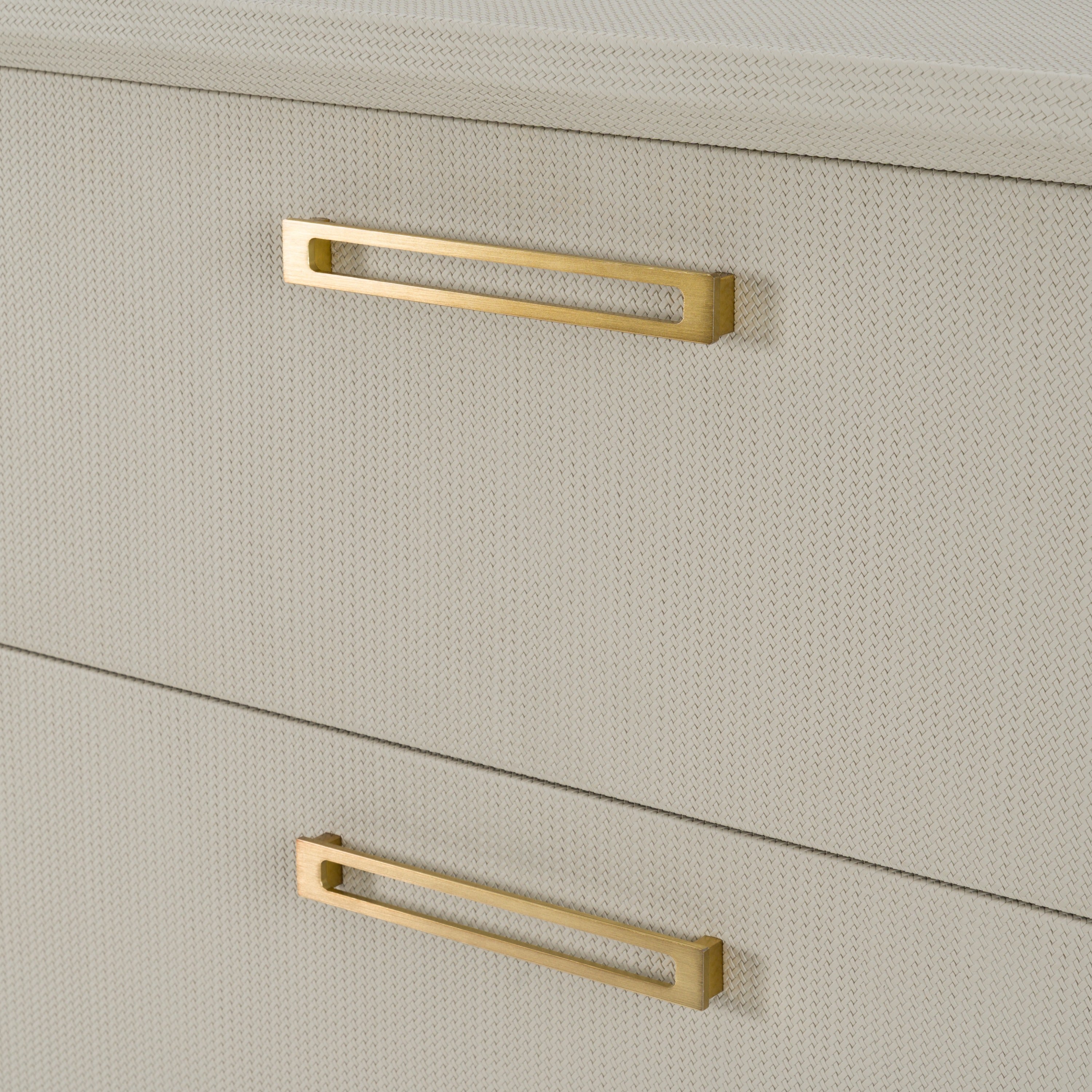 Florence - Modern Beige Leatherette + Gold Chest - image 3