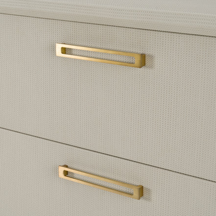 Florence - Modern Beige Leatherette + Gold Chest - image 3