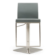 Folsum - Modern Grey Adjustable Bar Stool