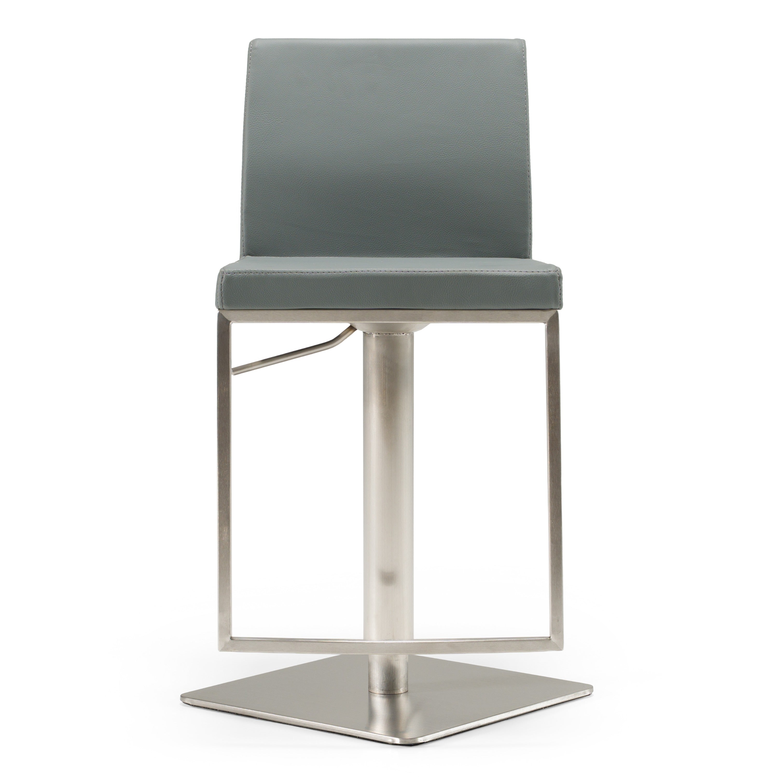 Folsum - Modern Grey Adjustable Bar Stool