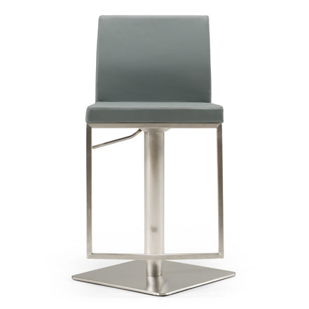Folsum - Modern Grey Adjustable Bar Stool
