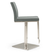 Folsum - Modern Grey Adjustable Bar Stool - image 2