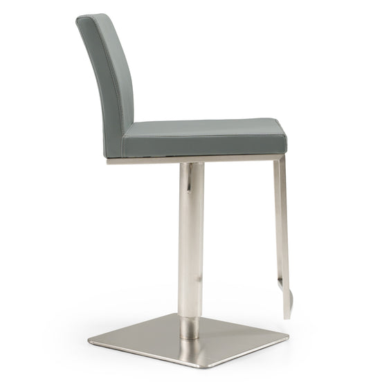 Folsum - Modern Grey Adjustable Bar Stool - image 2