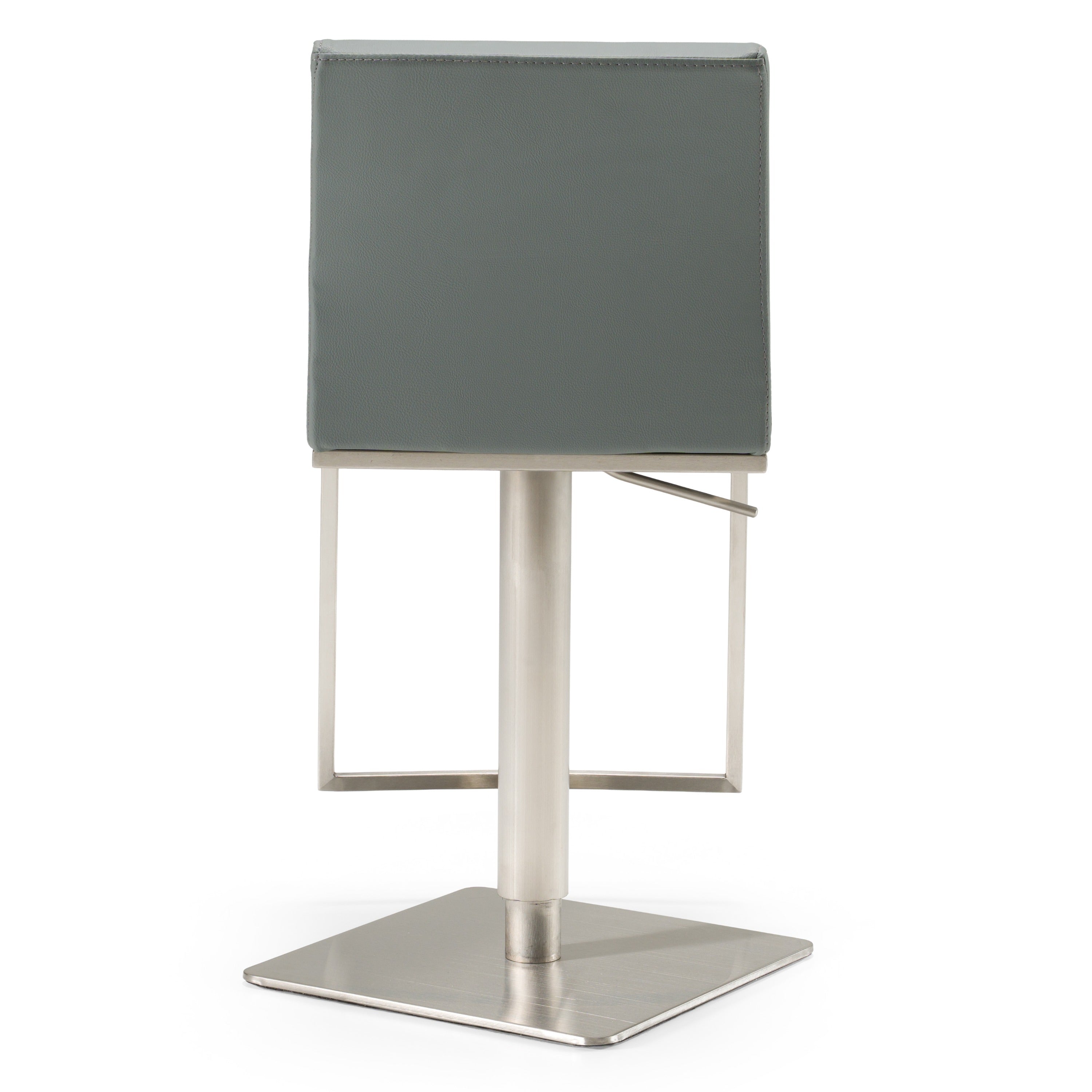 Folsum - Modern Grey Adjustable Bar Stool - image 3