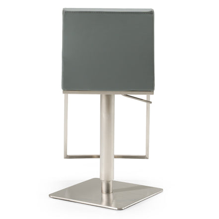 Folsum - Modern Grey Adjustable Bar Stool - image 3
