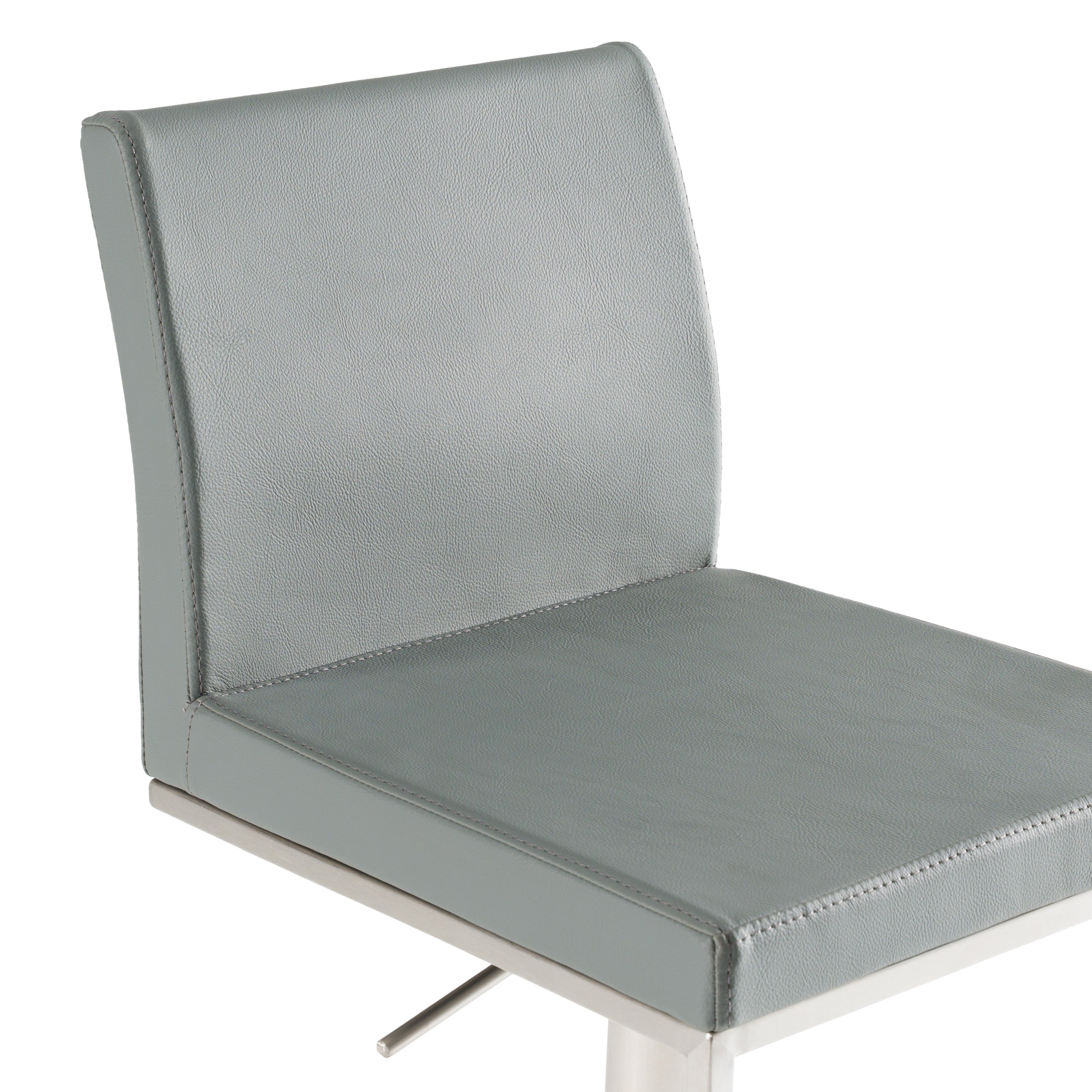 Folsum - Modern Grey Adjustable Bar Stool - image 4