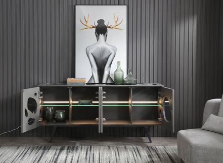 Fontana - Modern Grey Buffet - image 2