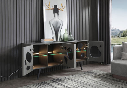 Fontana - Modern Grey Buffet - image 3