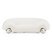 Fortune - Contemporary White Fabric Sofa - image 3