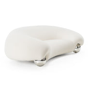 Fortune - Contemporary White Fabric Sofa - image 4