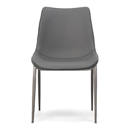 Frasier - Modern Grey Eco-Leather Dining Chair (Set of 2) - image 5