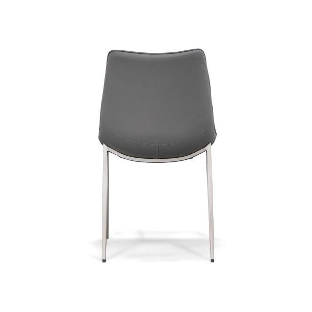 Frasier - Modern Grey Eco-Leather Dining Chair (Set of 2) - image 3