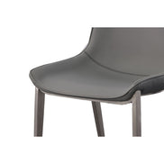 Frasier - Modern Grey Eco-Leather Dining Chair (Set of 2) - image 4