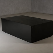 Fresno - Modern Black Concrete Coffee Table - image 4