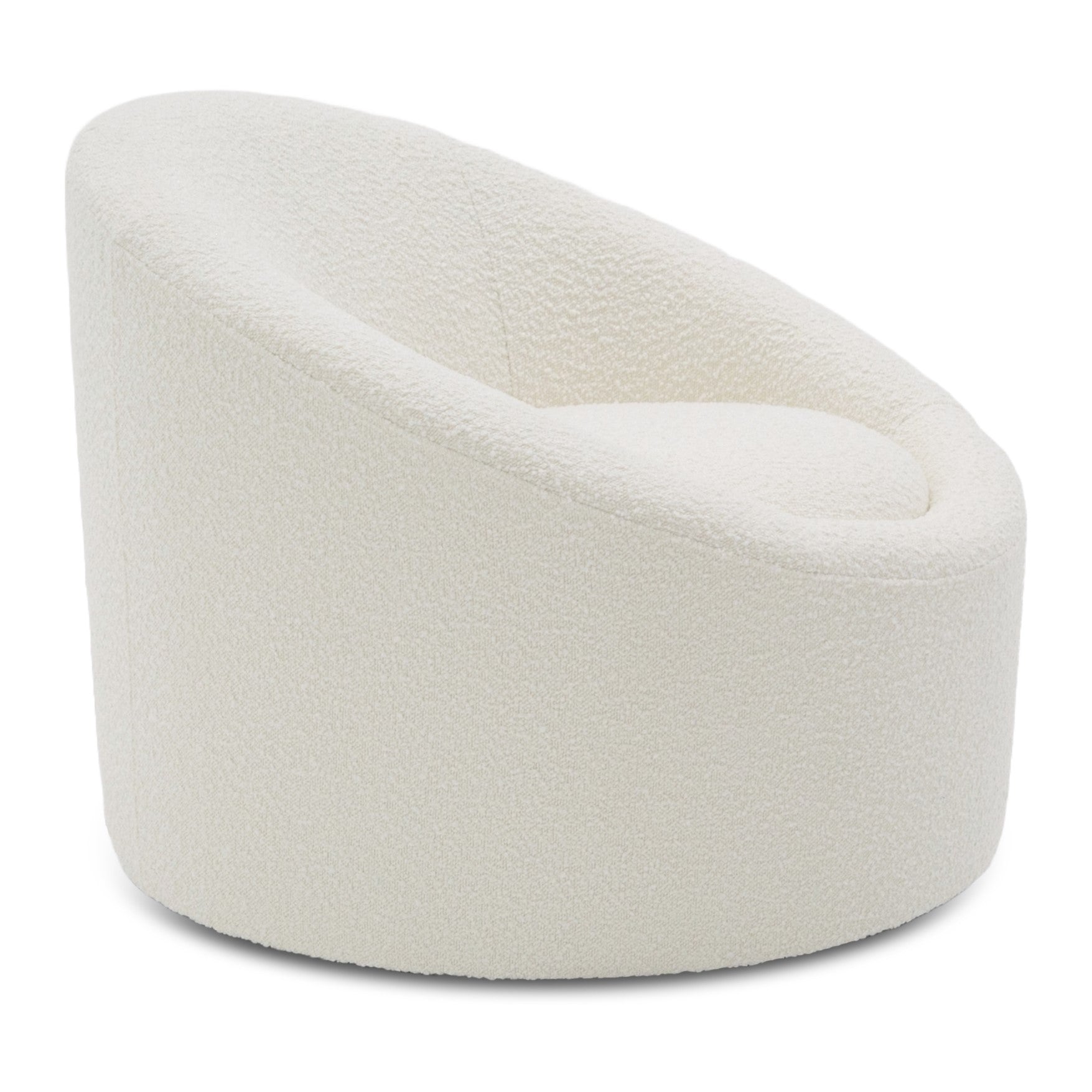 Frontier - Glam White Fabric Accent Chair - image 2