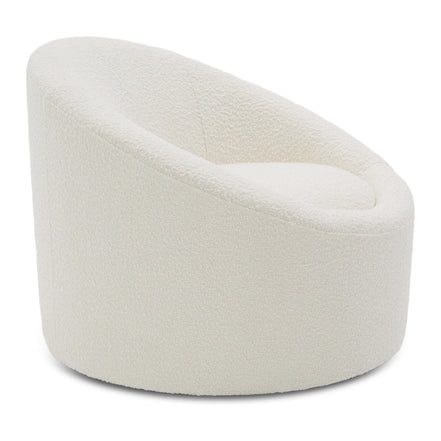 Frontier - Glam White Fabric Accent Chair - image 2