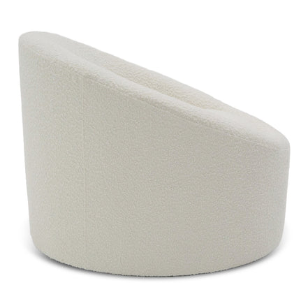 Frontier - Glam White Fabric Accent Chair - image 3