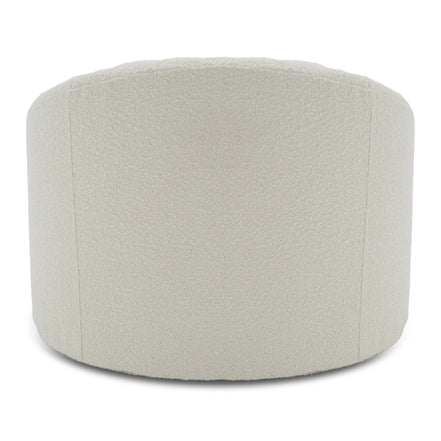 Frontier - Glam White Fabric Accent Chair - image 4