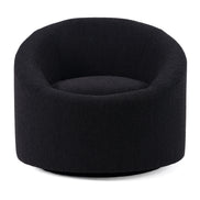 Frontier - Glam Black Fabric Accent Chair