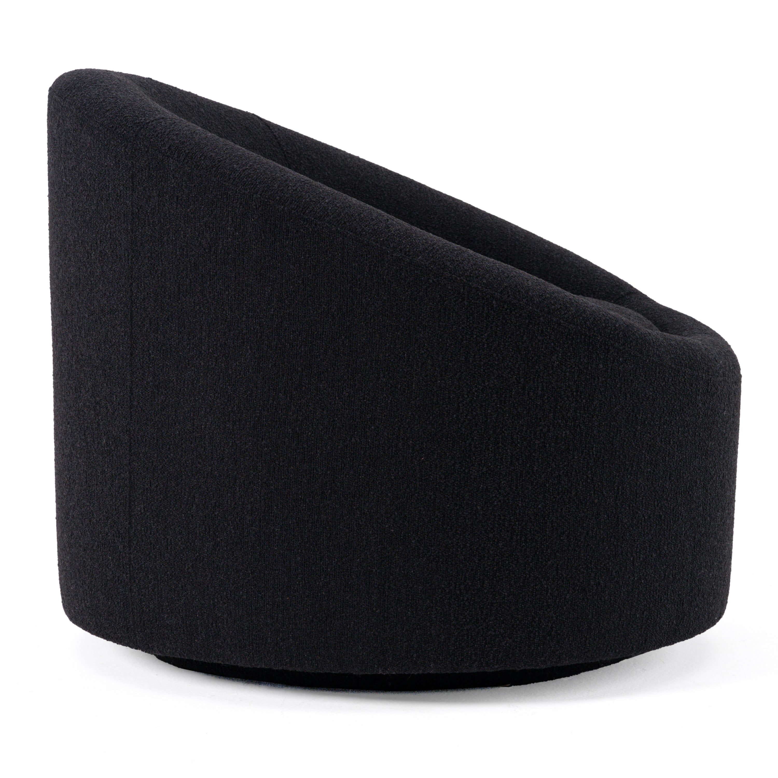 Frontier - Glam Black Fabric Accent Chair - image 2