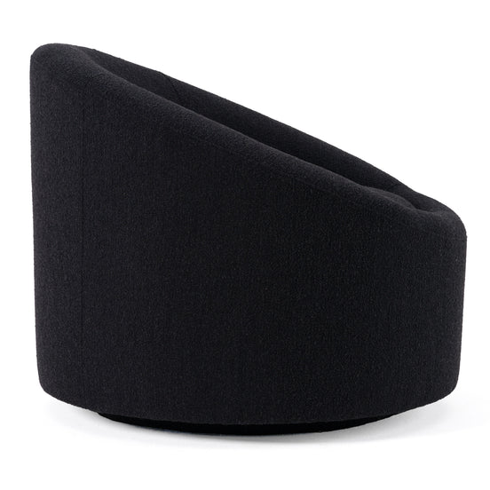 Frontier - Glam Black Fabric Accent Chair - image 2