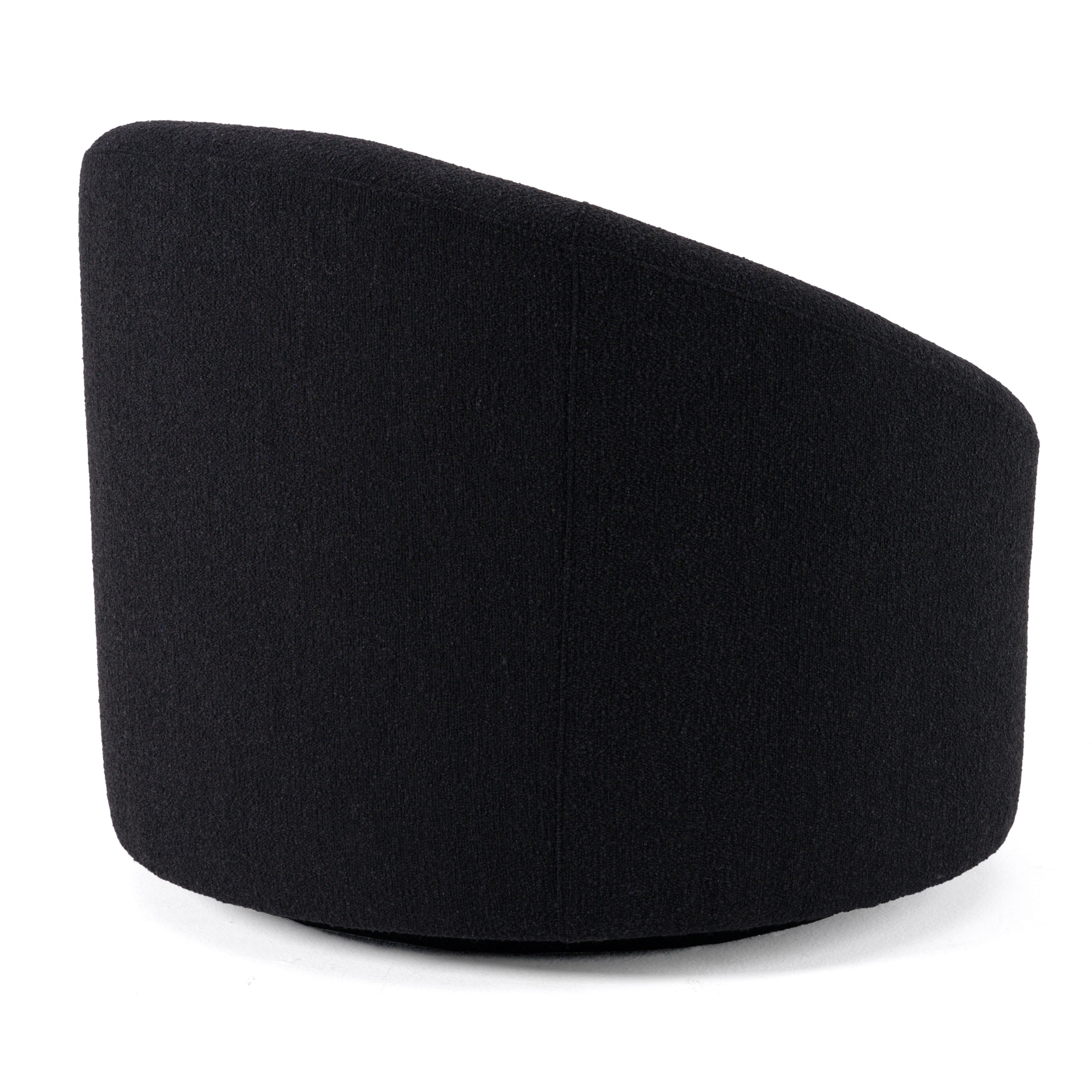 Frontier - Glam Black Fabric Accent Chair - image 4