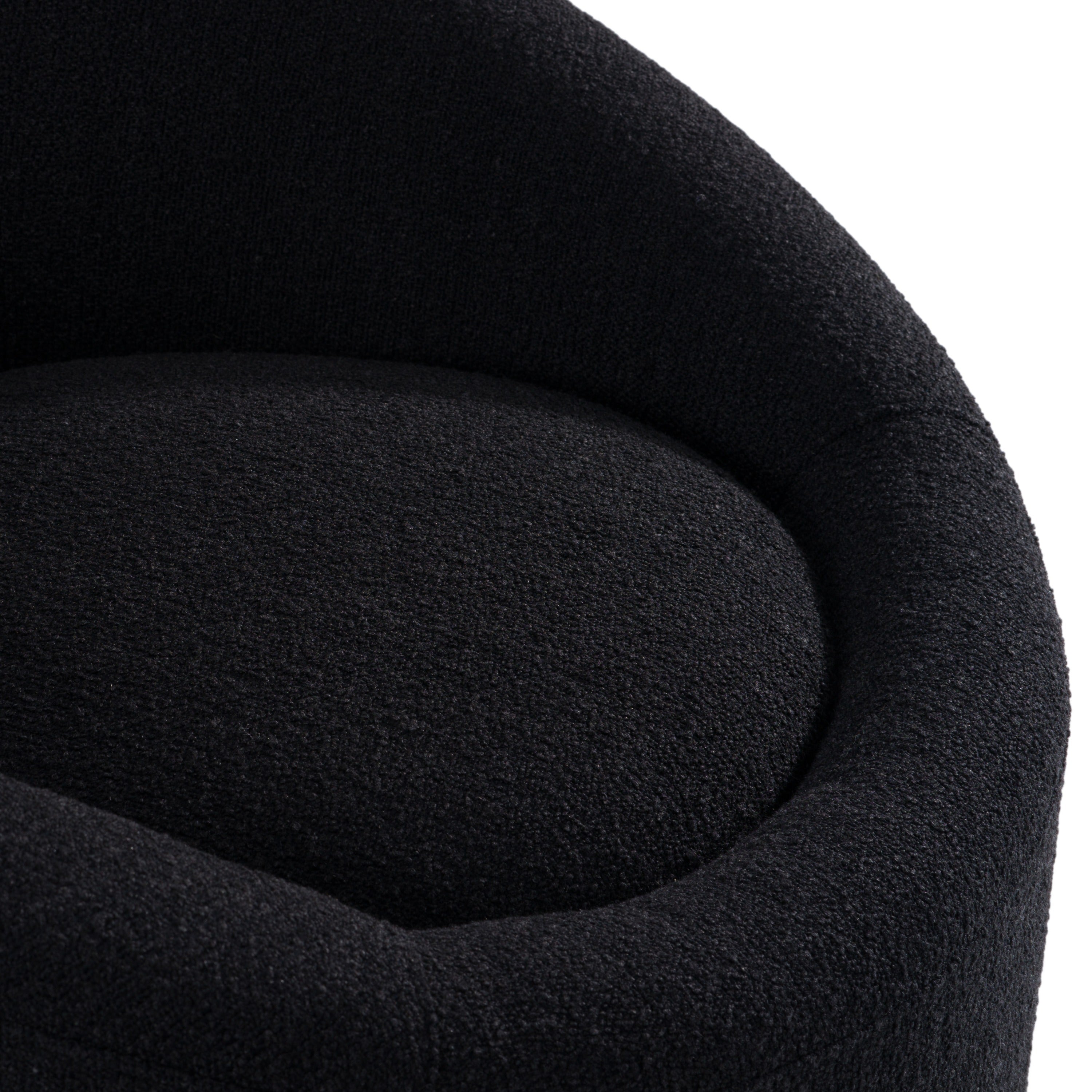 Frontier - Glam Black Fabric Accent Chair - image 5