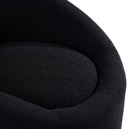 Frontier - Glam Black Fabric Accent Chair - image 5