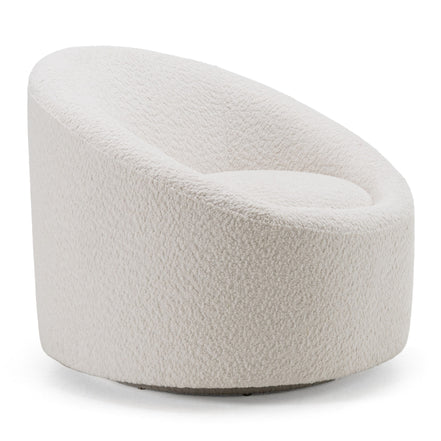 Frontier - Glam Off-White Fabric Accent Chair - image 2