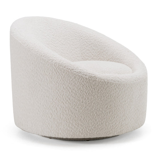 Frontier - Glam Off-White Fabric Accent Chair - image 2
