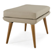 Fulton - Modern Beige Lounge Chair & Ottoman - image 5