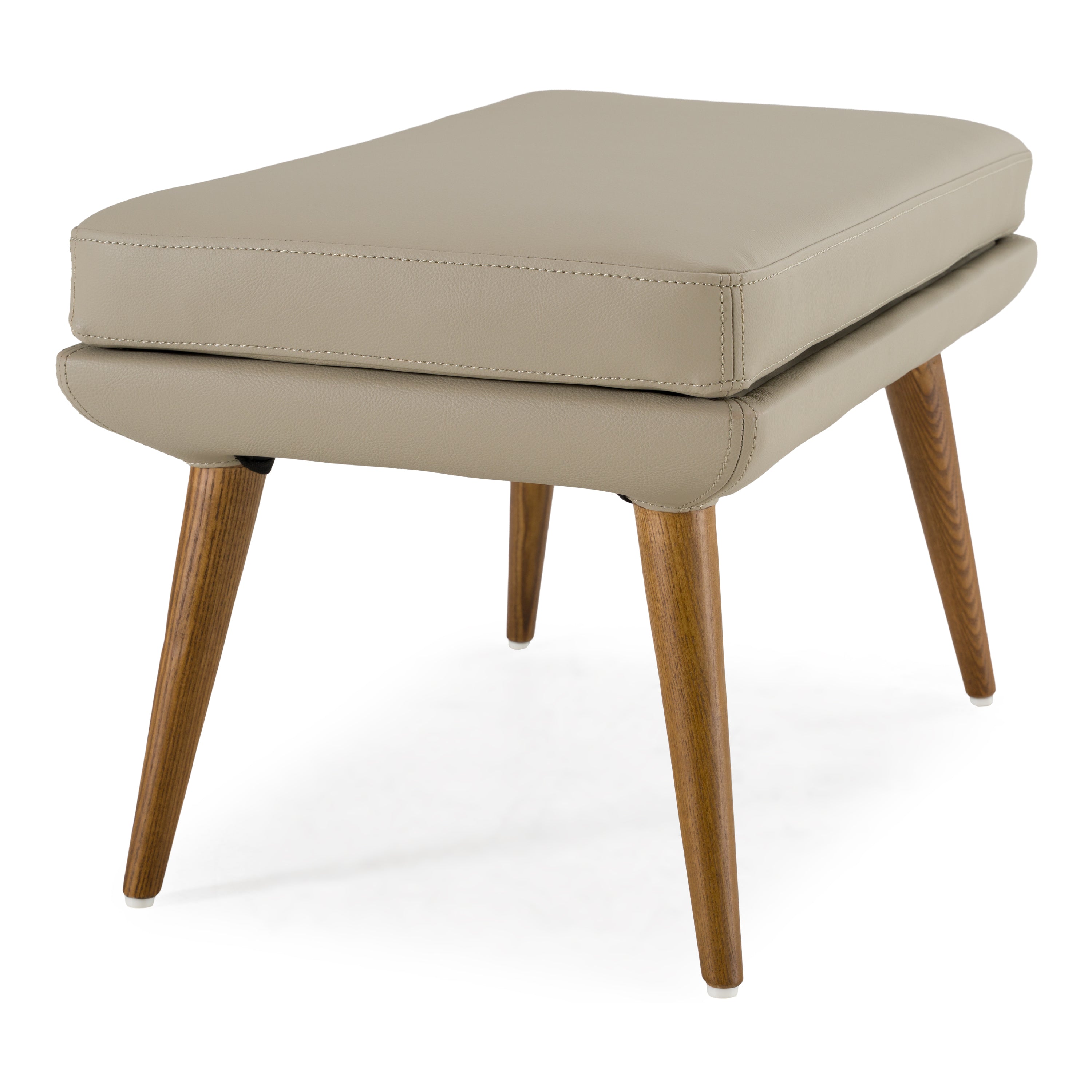 Fulton - Modern Beige Lounge Chair & Ottoman - image 5