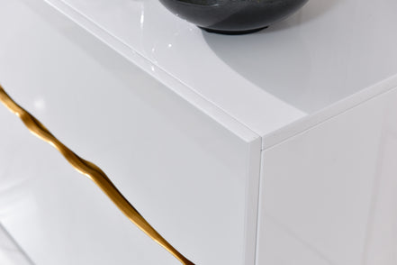 Aspen Modern White & Gold Buffet - image 2