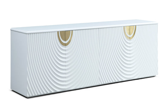 G1869 - White + Gold Buffet