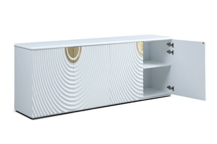G1869 - White + Gold Buffet - image 2