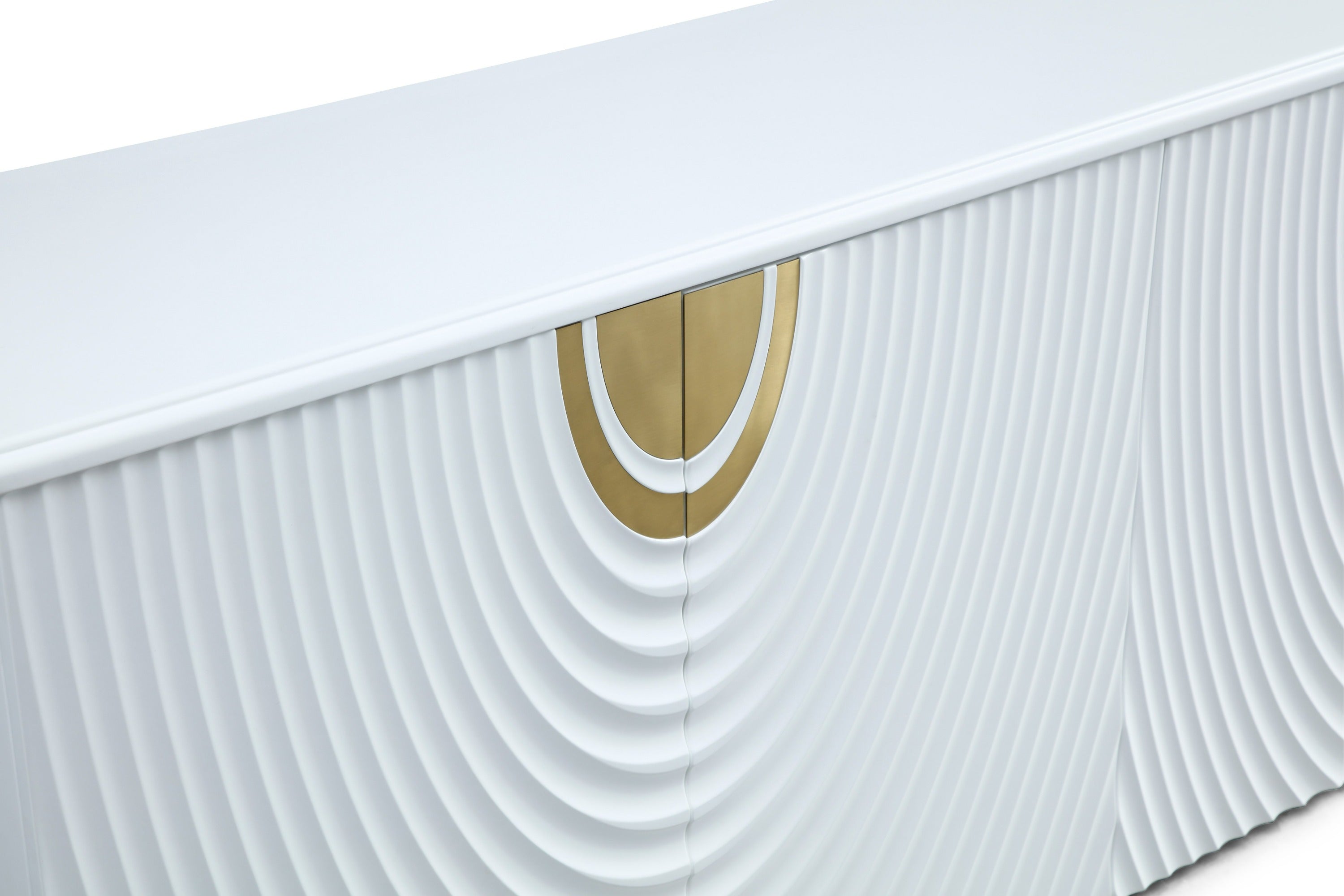 G1869 - White + Gold Buffet - image 3
