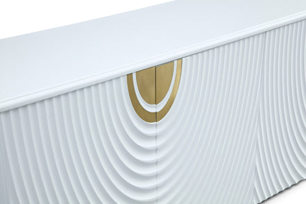 G1869 - White + Gold Buffet - image 3
