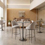 Spot Bar Table Gray & Black