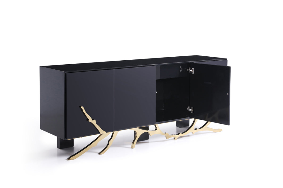 Legend Modern Black & Gold Buffet - image 2