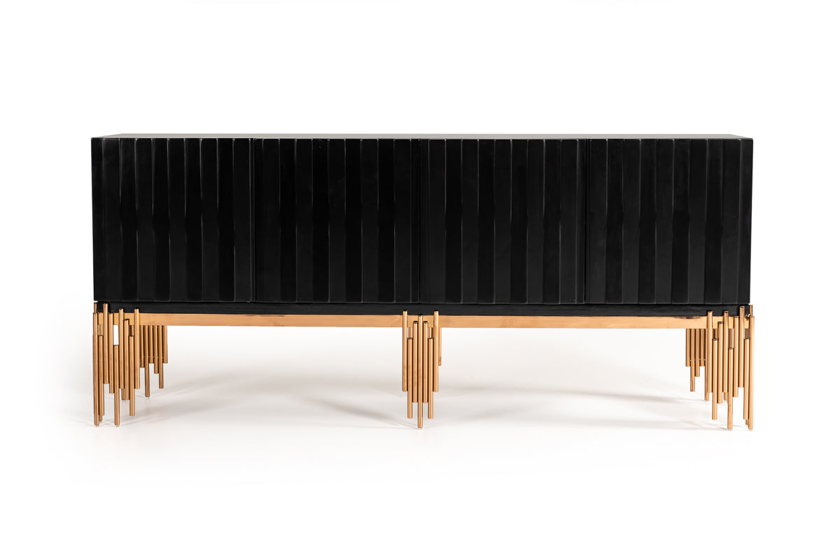 Token Modern Black & Rosegold Buffet - image 3