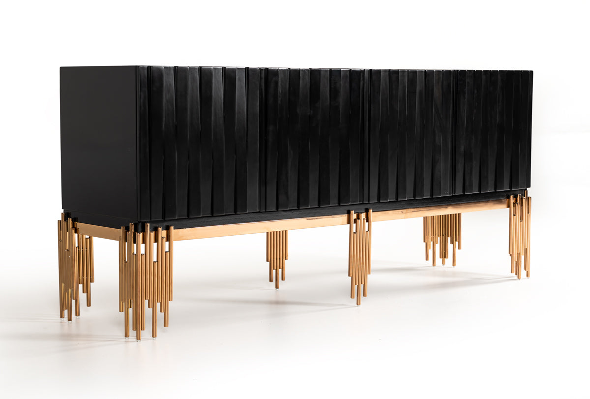 Token Modern Black & Rosegold Buffet - image 5
