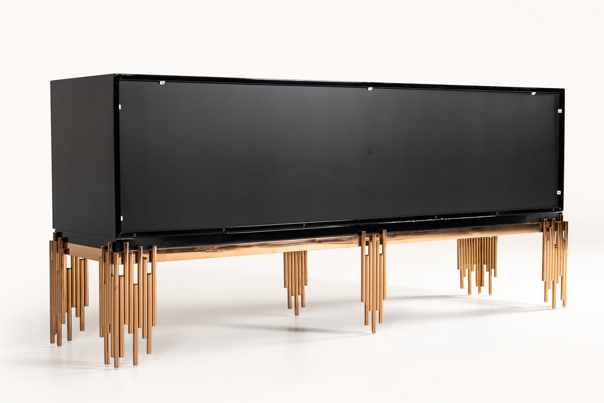 Token Modern Black & Rosegold Buffet - image 4
