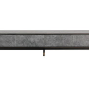Gabrielle - Contemporary Acacia & Gold TV Stand - image 2