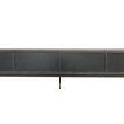 Gabrielle - Contemporary Acacia & Gold TV Stand - image 4
