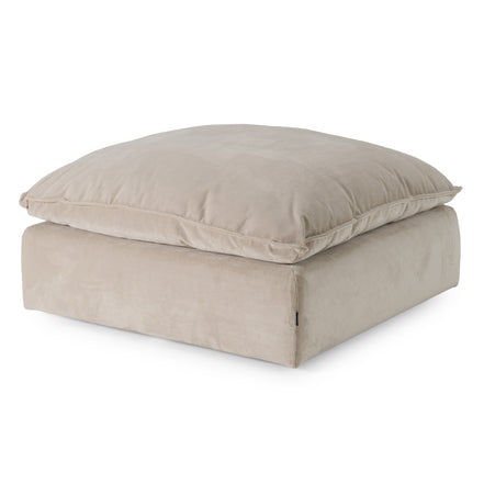 Garman - Modern Light Grey Ottoman - image 2