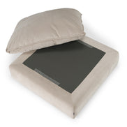 Garman - Modern Light Grey Ottoman - image 4