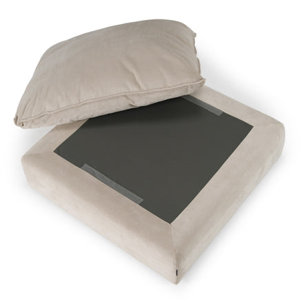 Garman - Modern Light Grey Ottoman - image 4