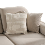Gaston - Modern Beige Velvet Sofa - image 5