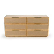 Gavin - Modern Natural Ash + Rattan Dresser - image 4